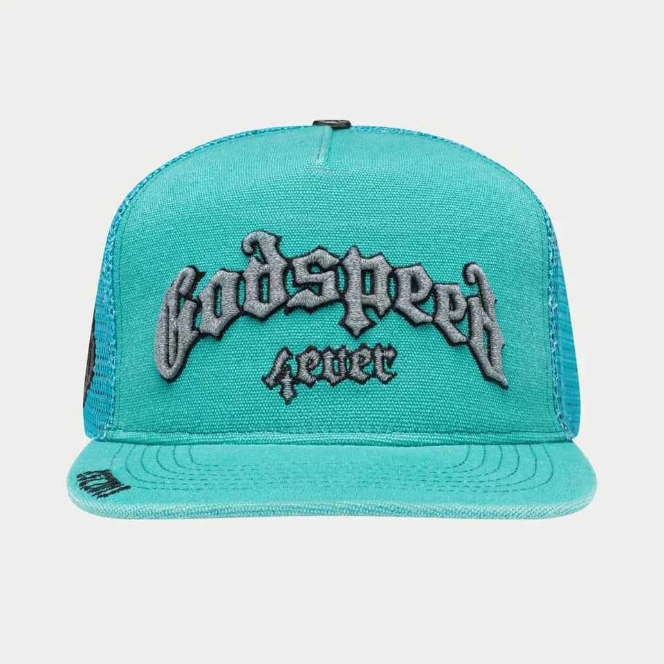 GS Forever Trucker Hat Teal Washed