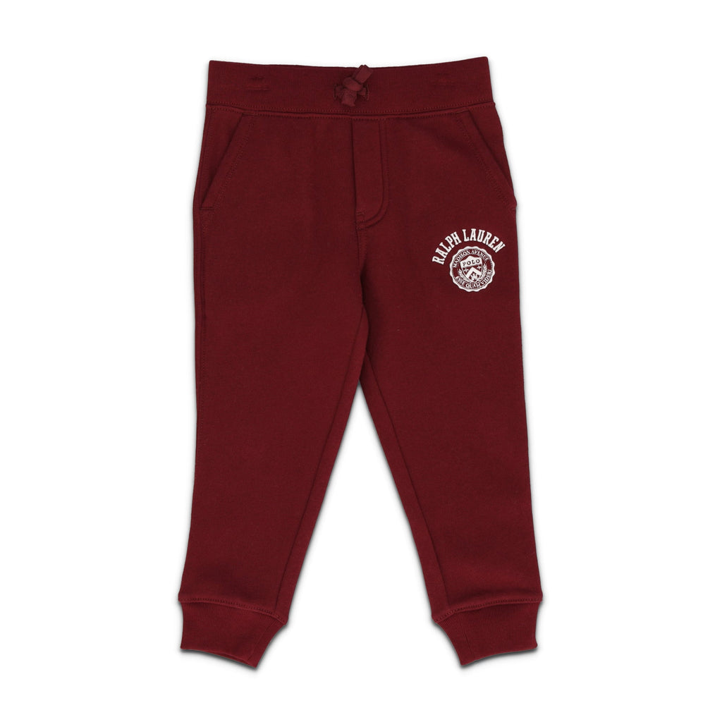 Logo Fleece Jogger Red Pant