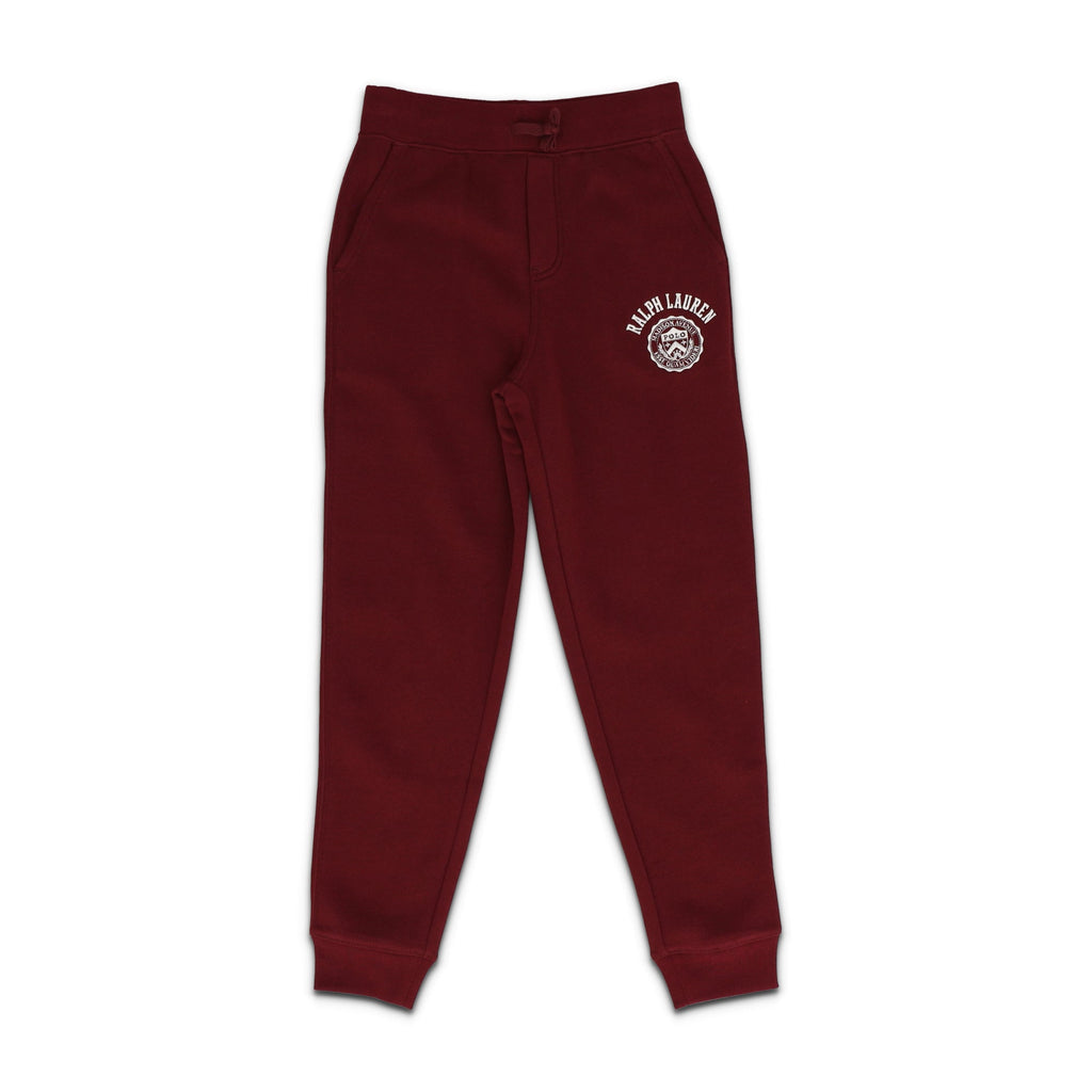 Logo Fleece Jogger Red Pant