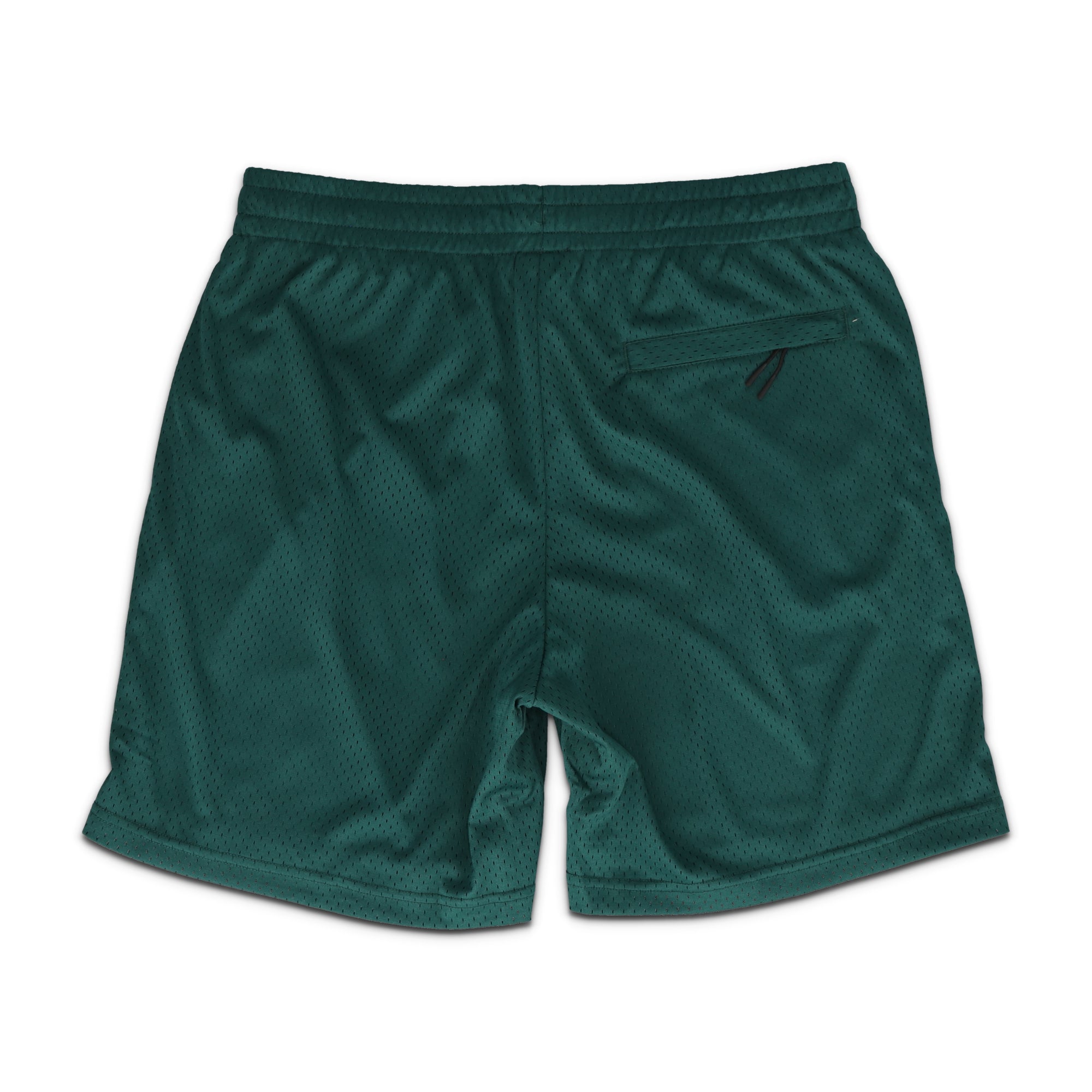 Solid Mesh BasketBall Short Green
