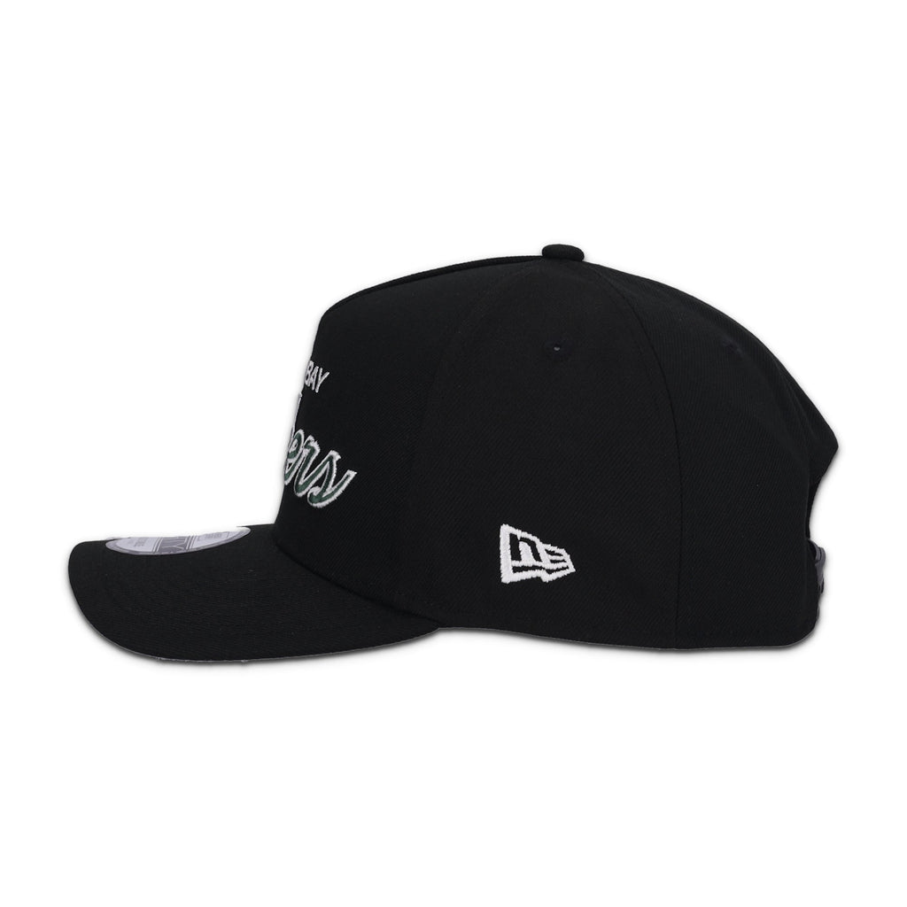 9 Forty A Frame Snapback Hat Black