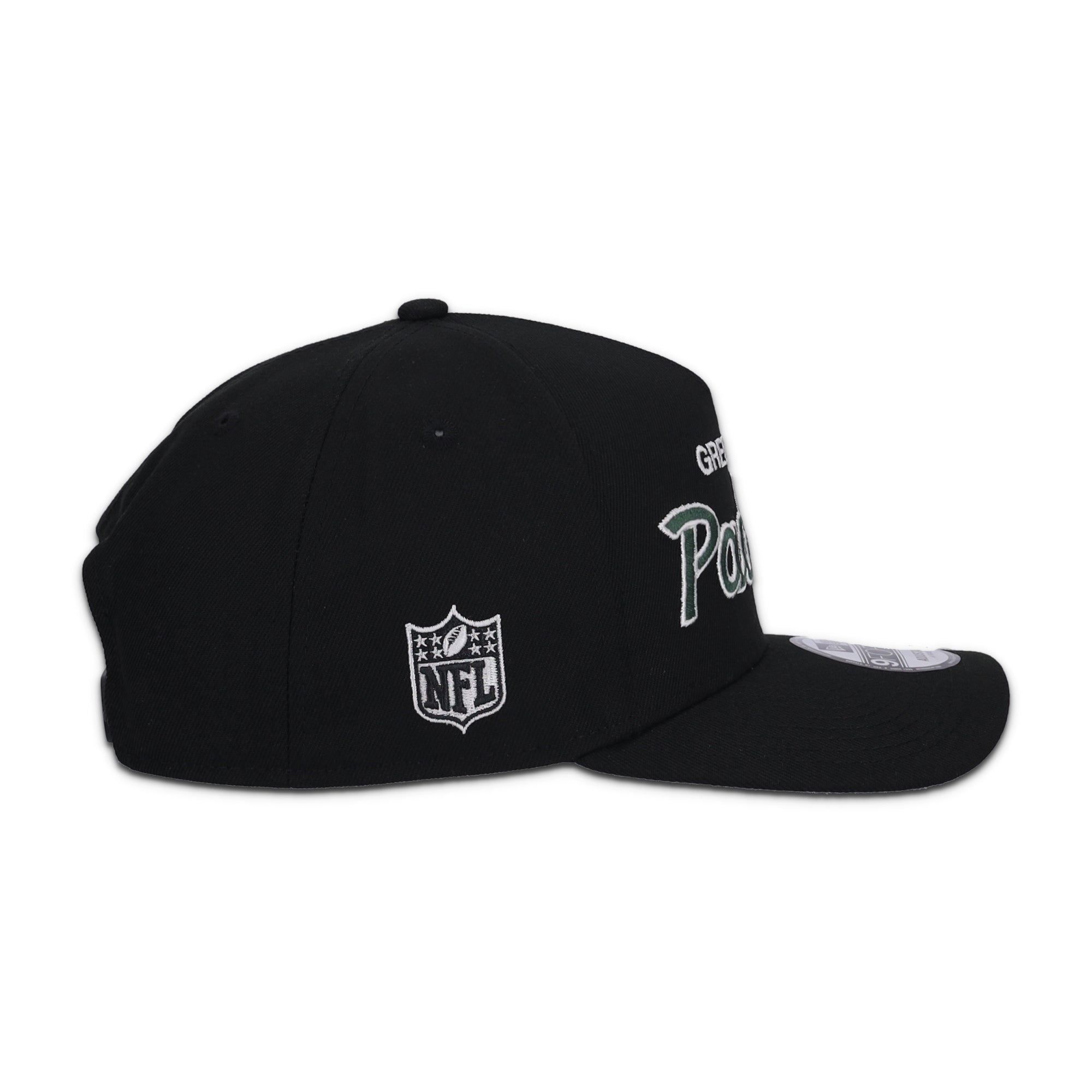 9 Forty A Frame Snapback Hat Black