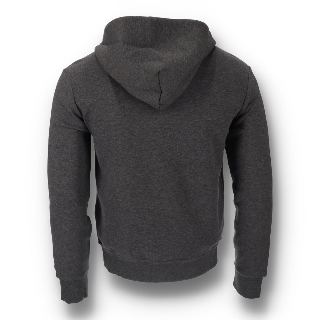 Double Knit Full Zip Gray Hoodie