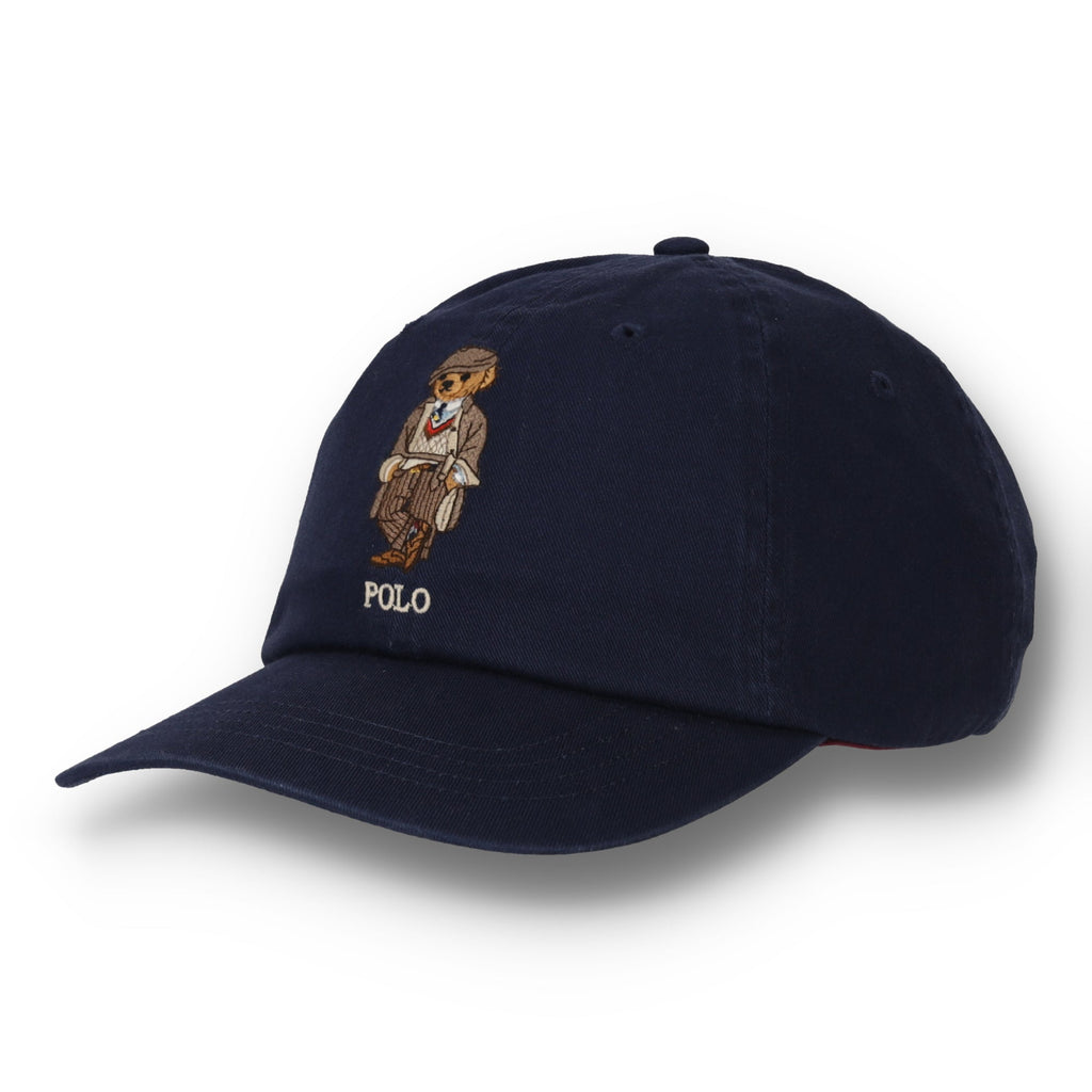Polo Bear Twill Ball  Navy Cap
