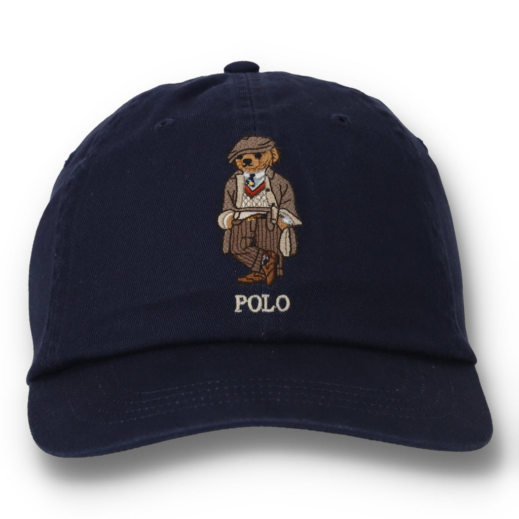 Polo Bear Twill Ball  Navy Cap