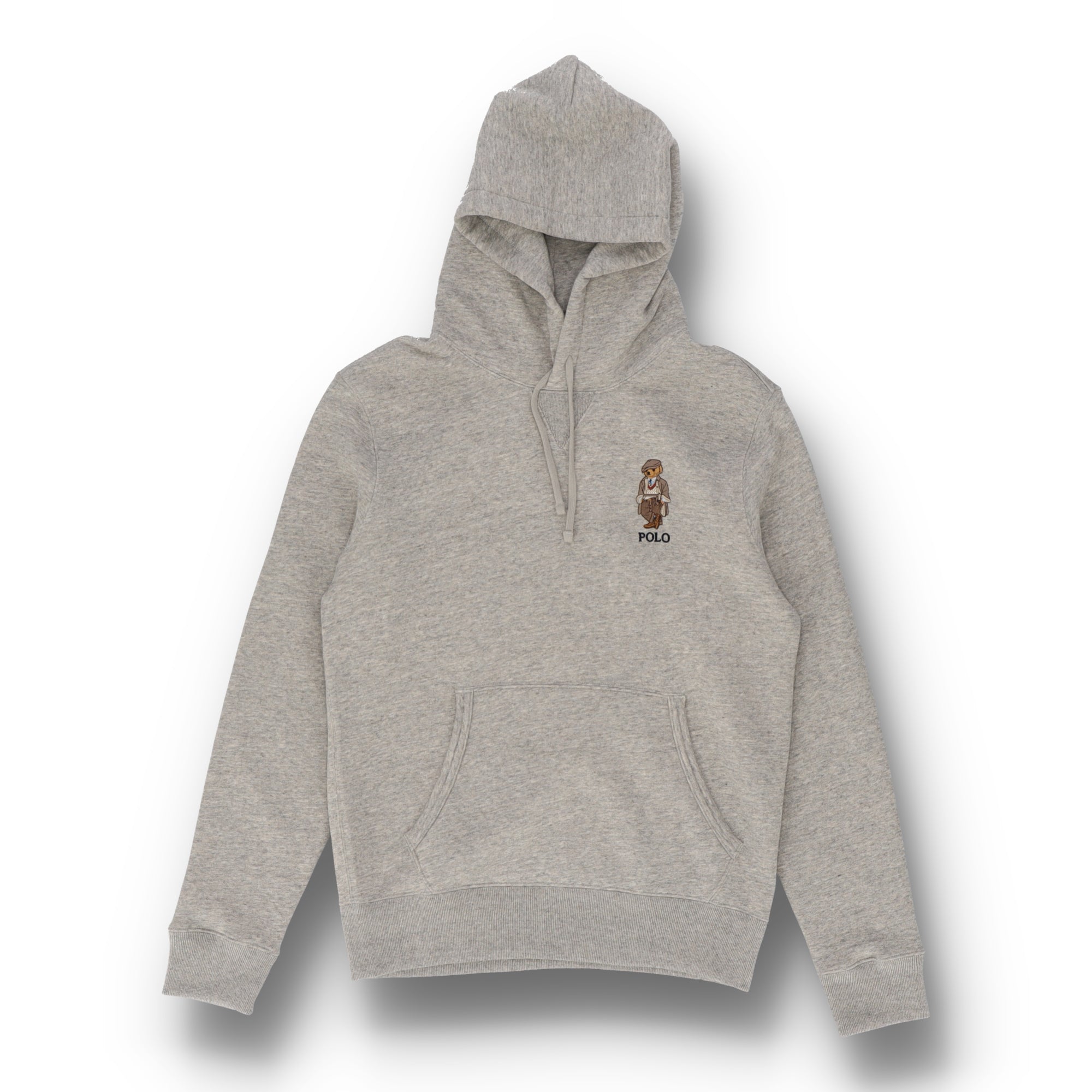 Polo Bear Fleece Gray Hoodie