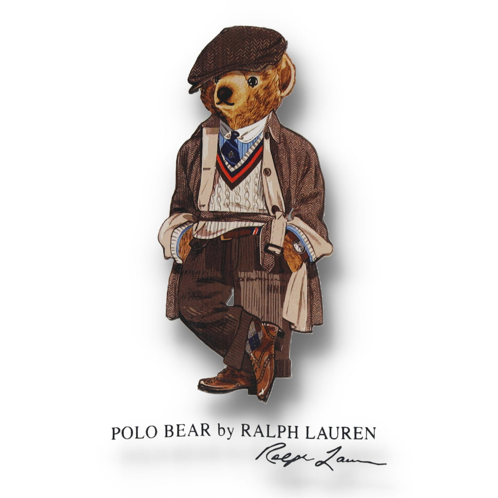 Classic Fit Polo Bear Jersey White T-Shirt