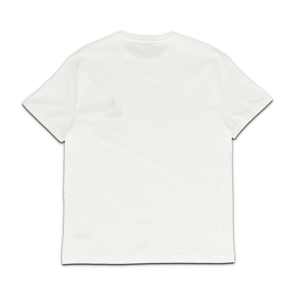 Classic Fit Logo Jersey White Tee