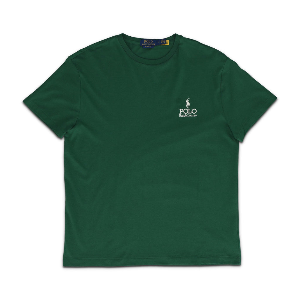 Classic Fit Logo Jersey  Green Tee