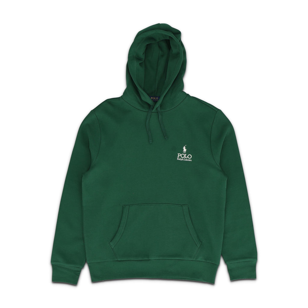 Logo Fleece Green Hoodie