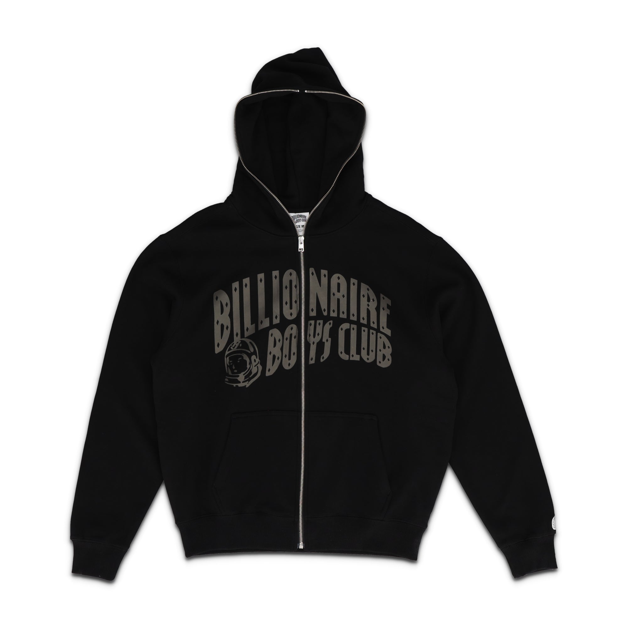 BB Curve Zip  Black Hoodie