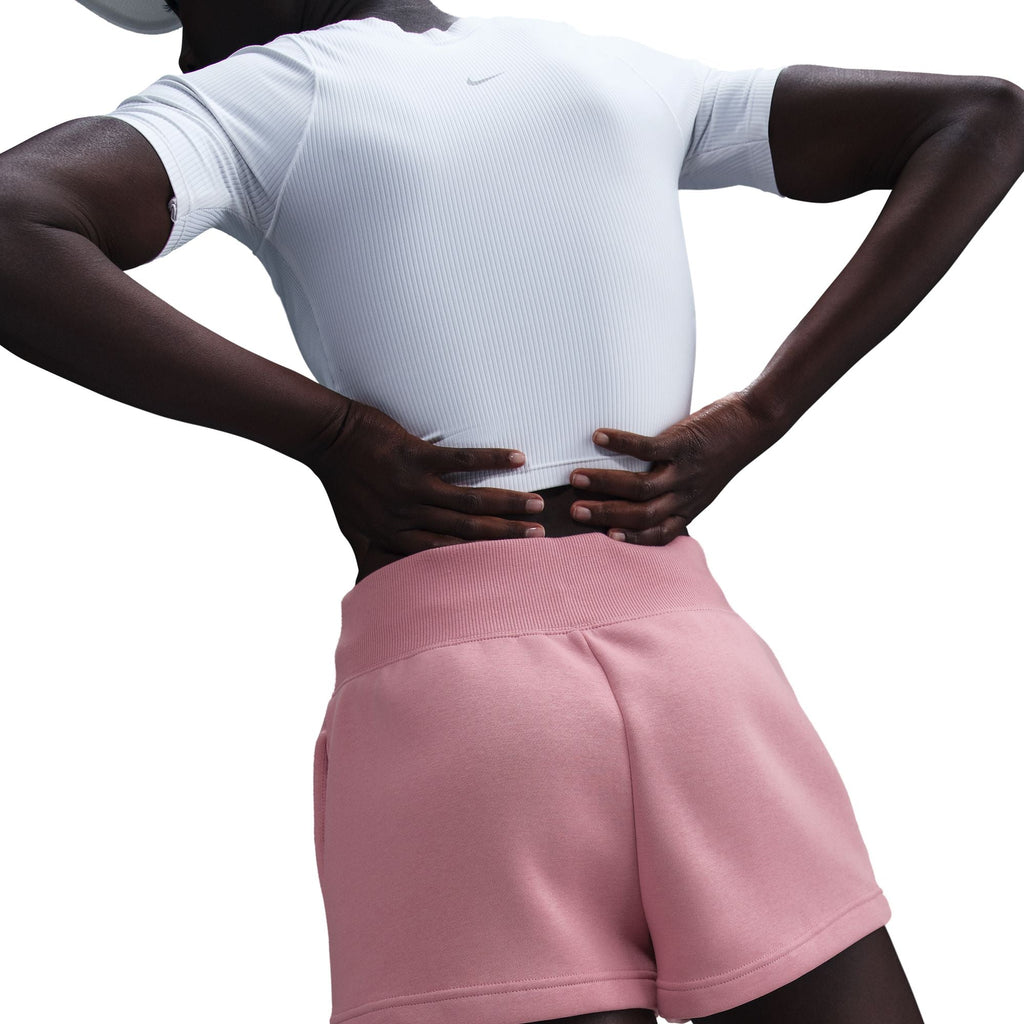 Phoenix Fleece High Waisted Loose Shorts