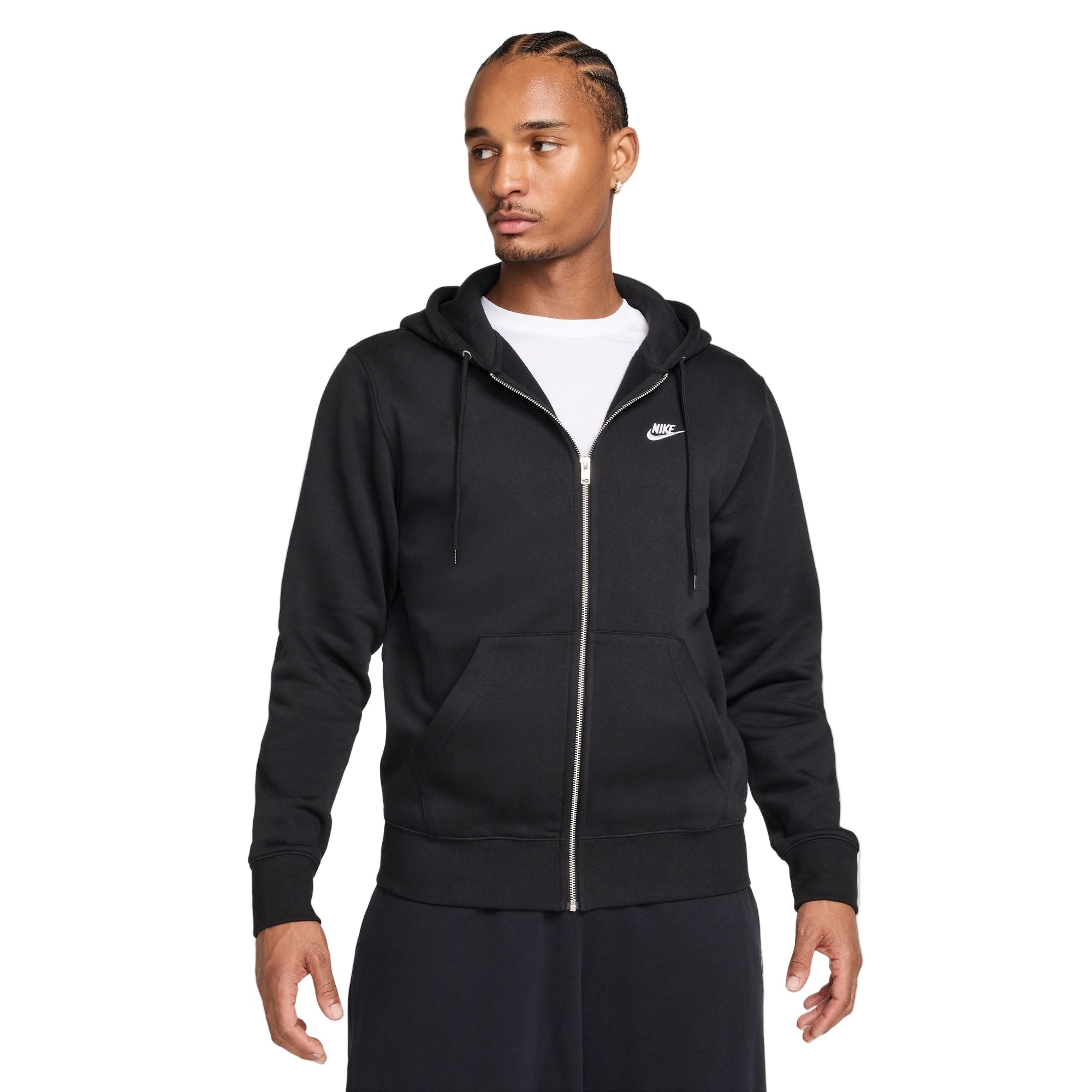 Nsw Club Full Zip Fleece Hoodie Black