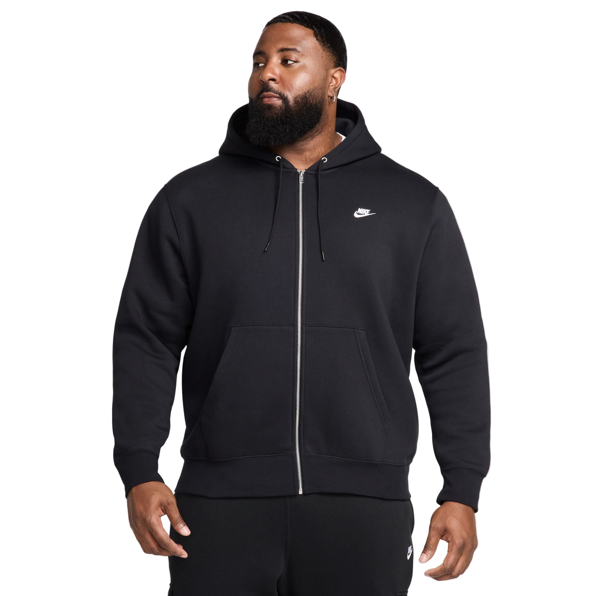 Nsw Club Full Zip Fleece Hoodie Black