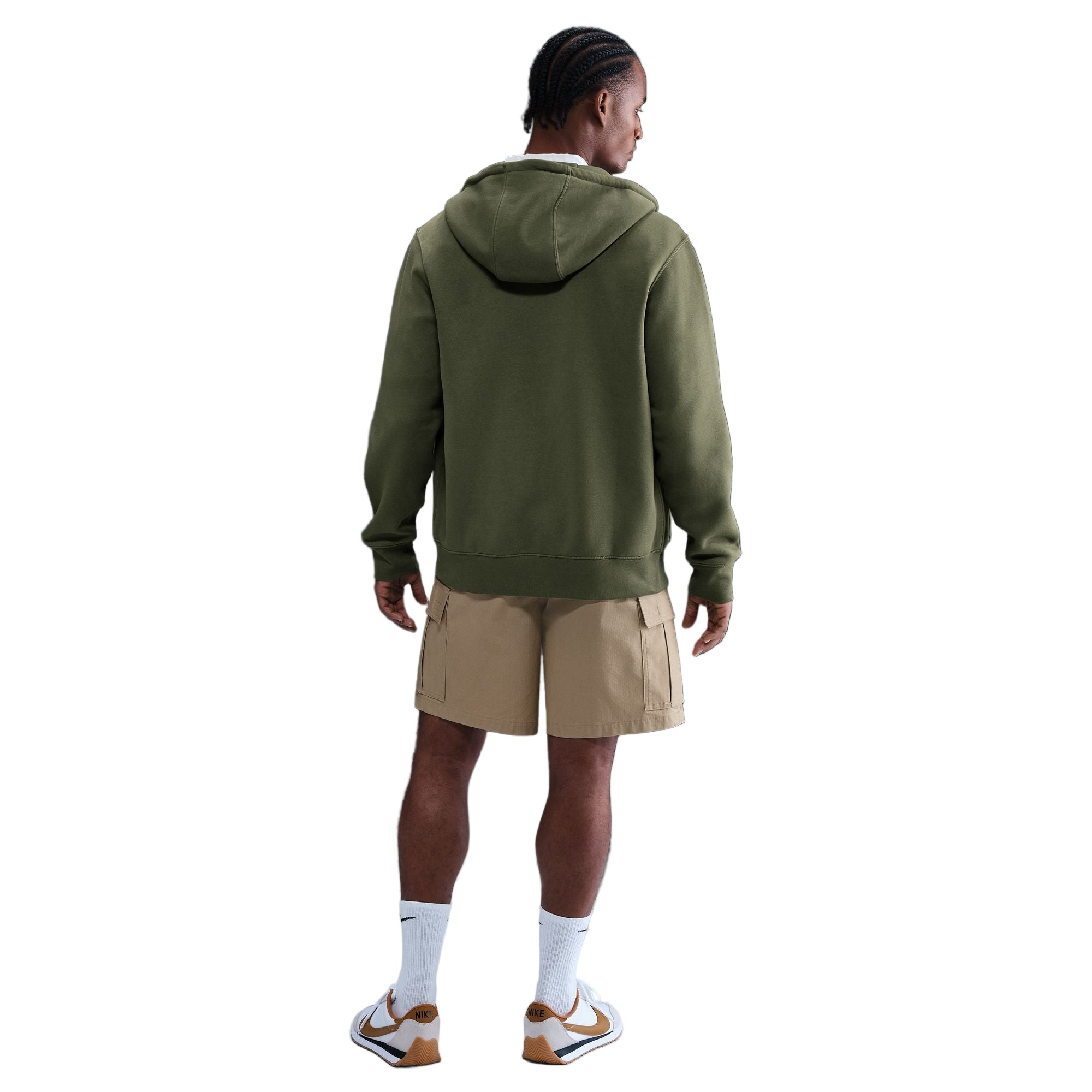 Nsw Club Full Zip Fleece Hoodie Brown