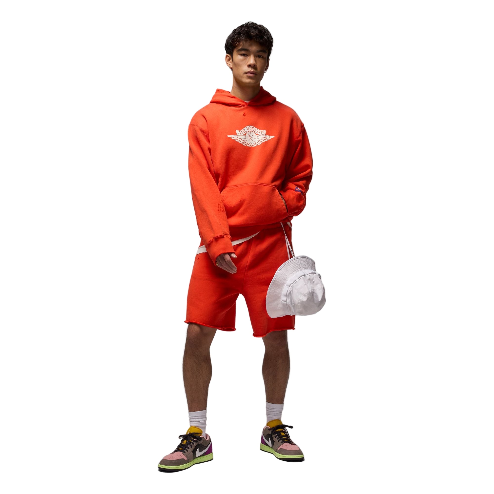 Jordan Rare Air Fleece Pullover Hoodie Red