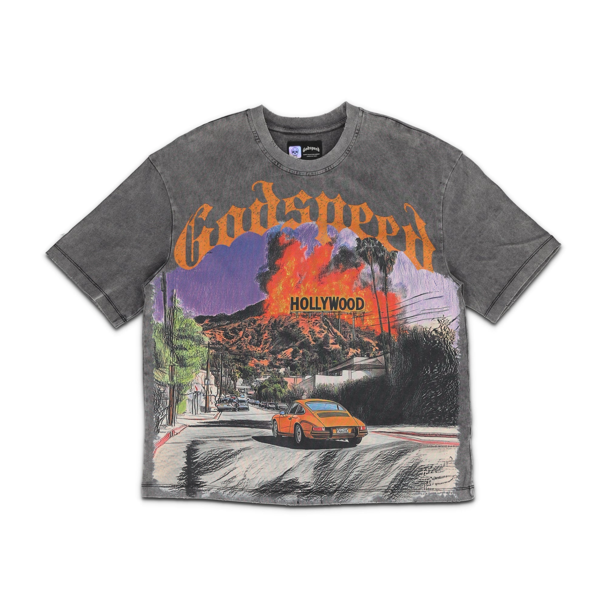 Los Scandalous Grey Wash Tee