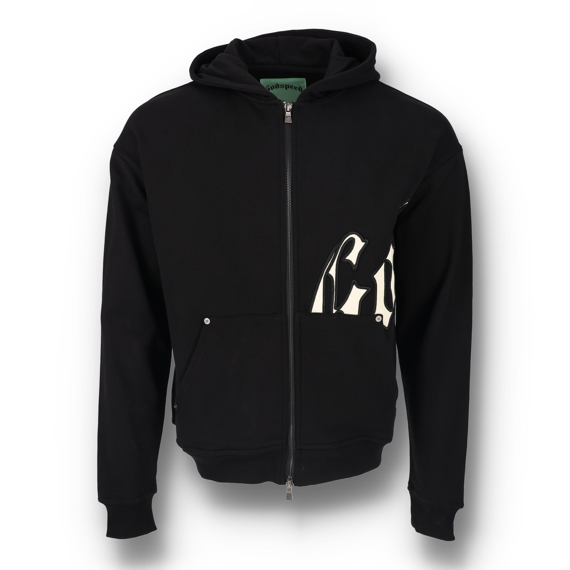 OG Logo Sweatsuit V2 Black Full Zip Pullover