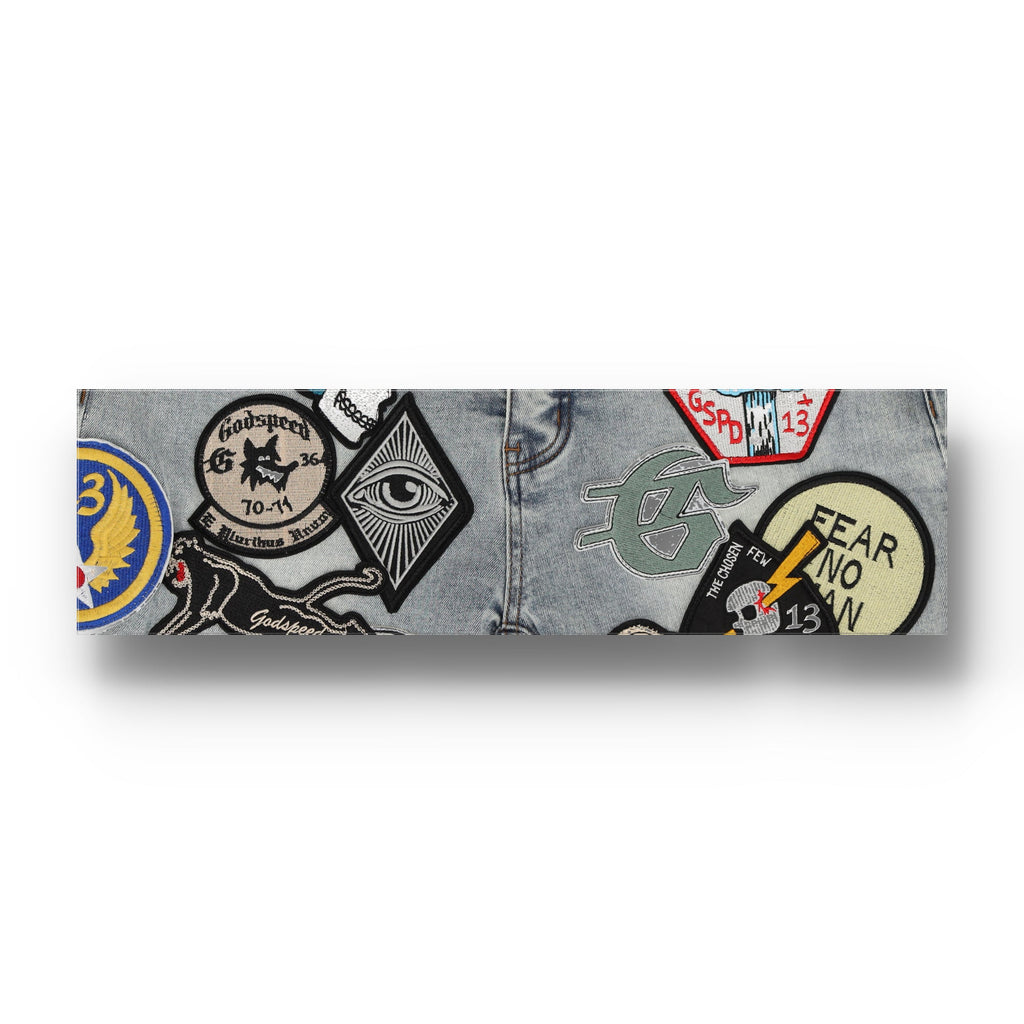 Patchwork Denim V2  Shorts