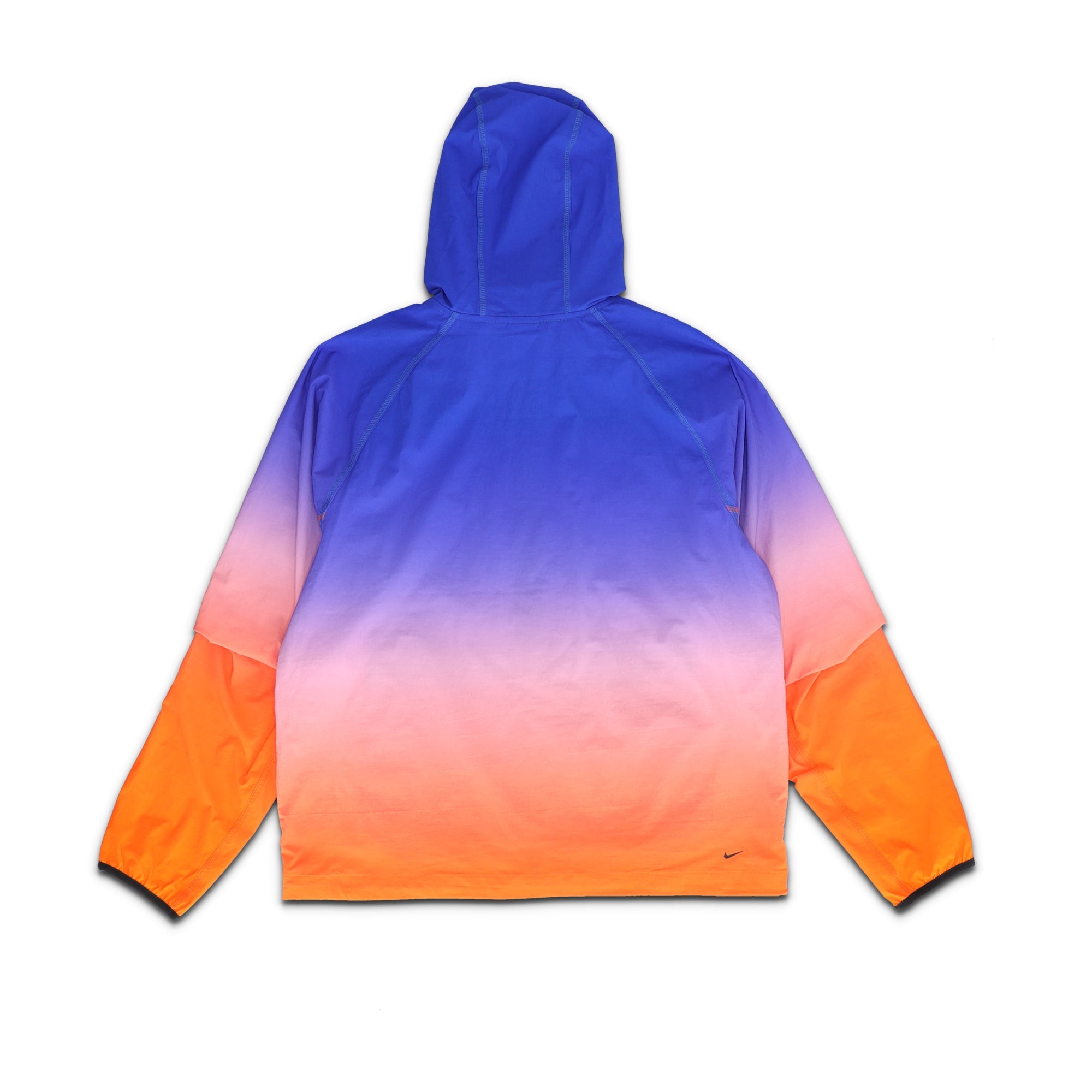 Tech Woven Full Zip Jacket Orange Blue