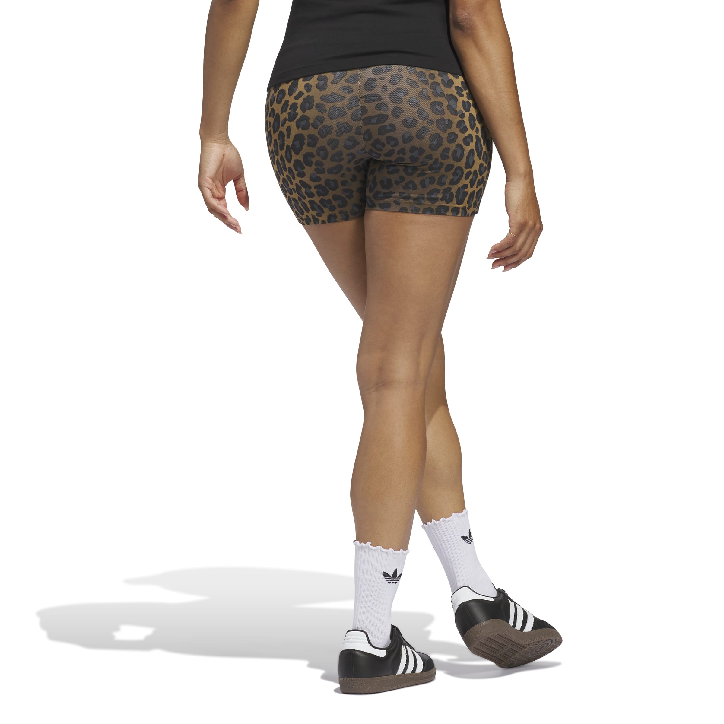 Multicolor Leopard Booty Short