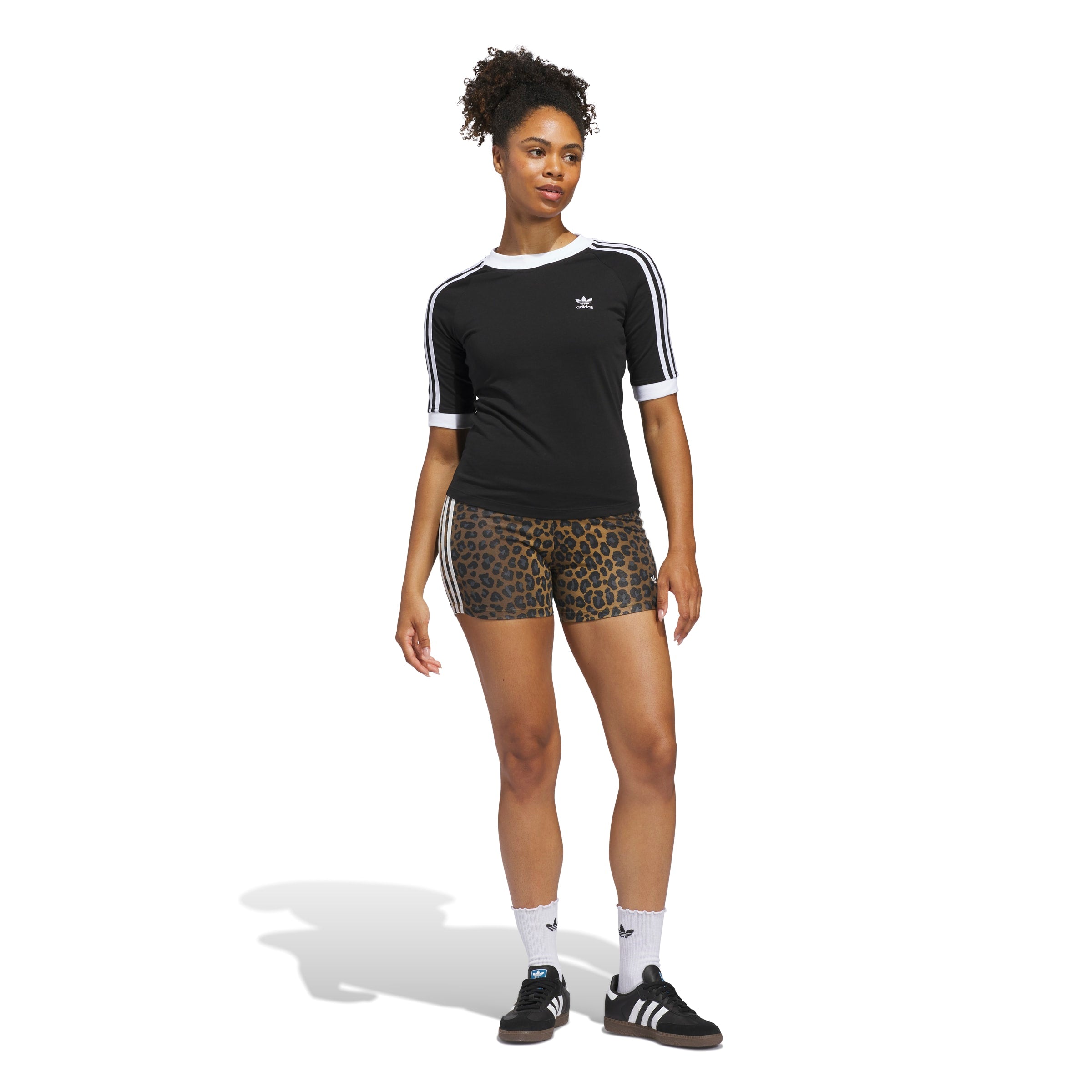 Multicolor Leopard Booty Short