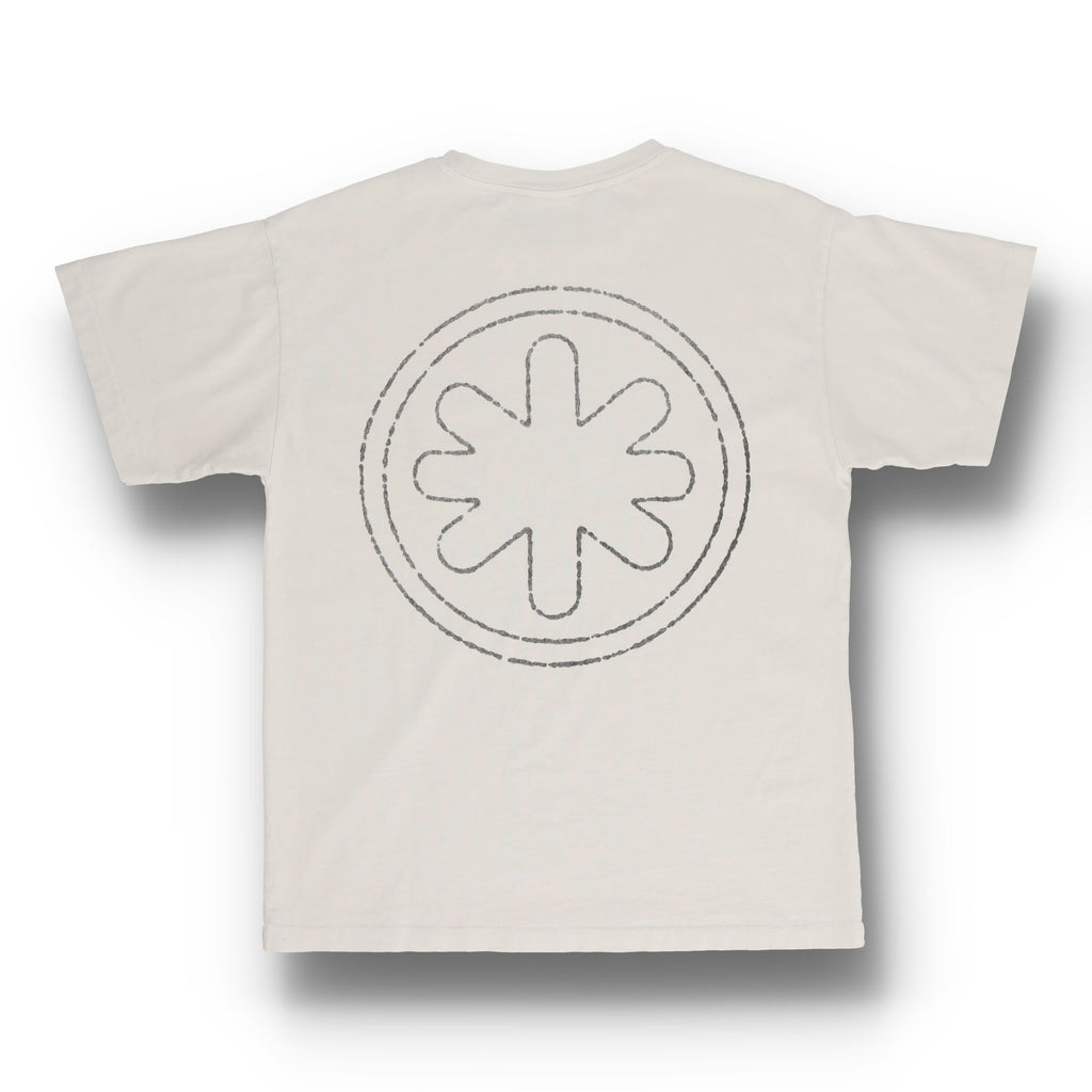 Outline White Tee