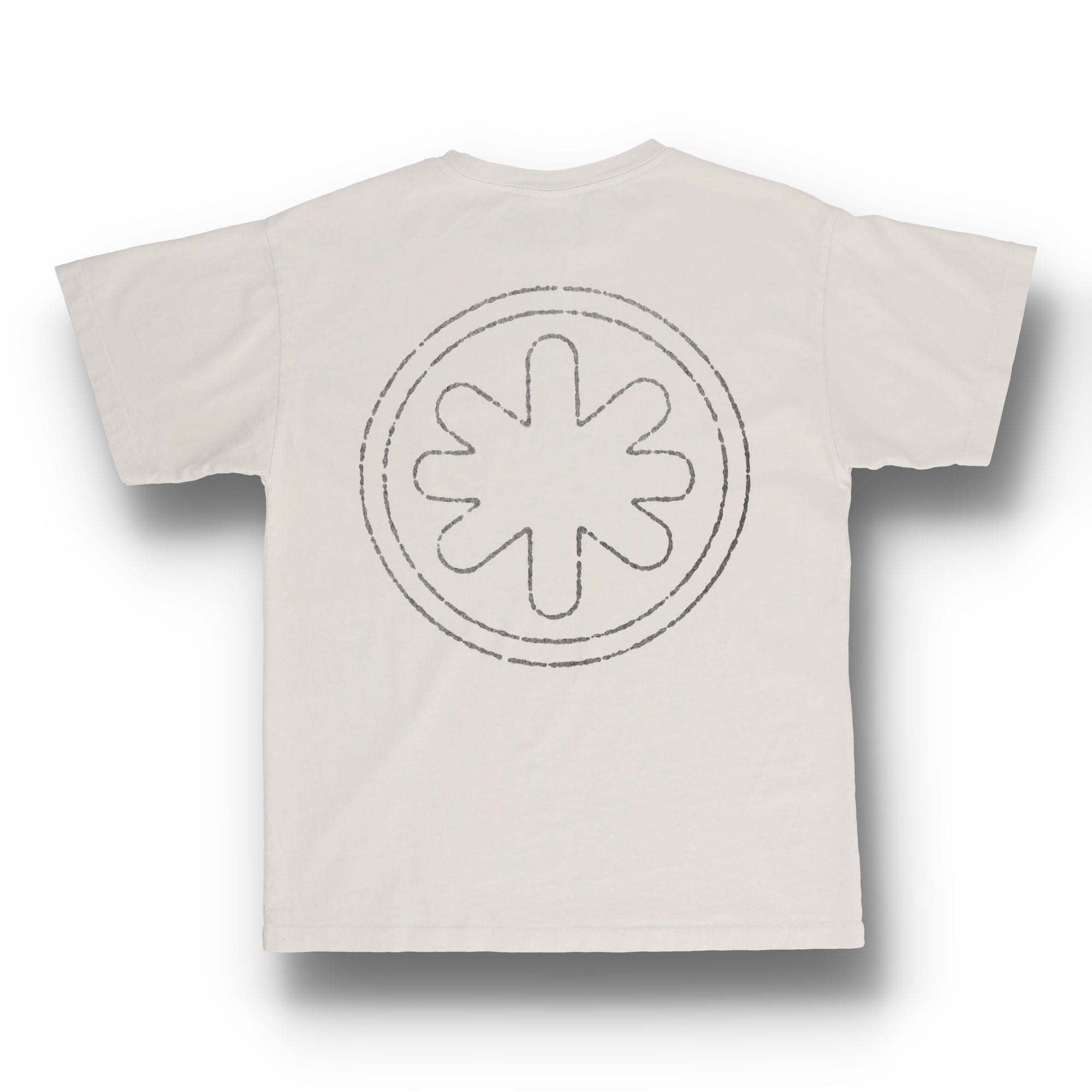 Outline White Tee