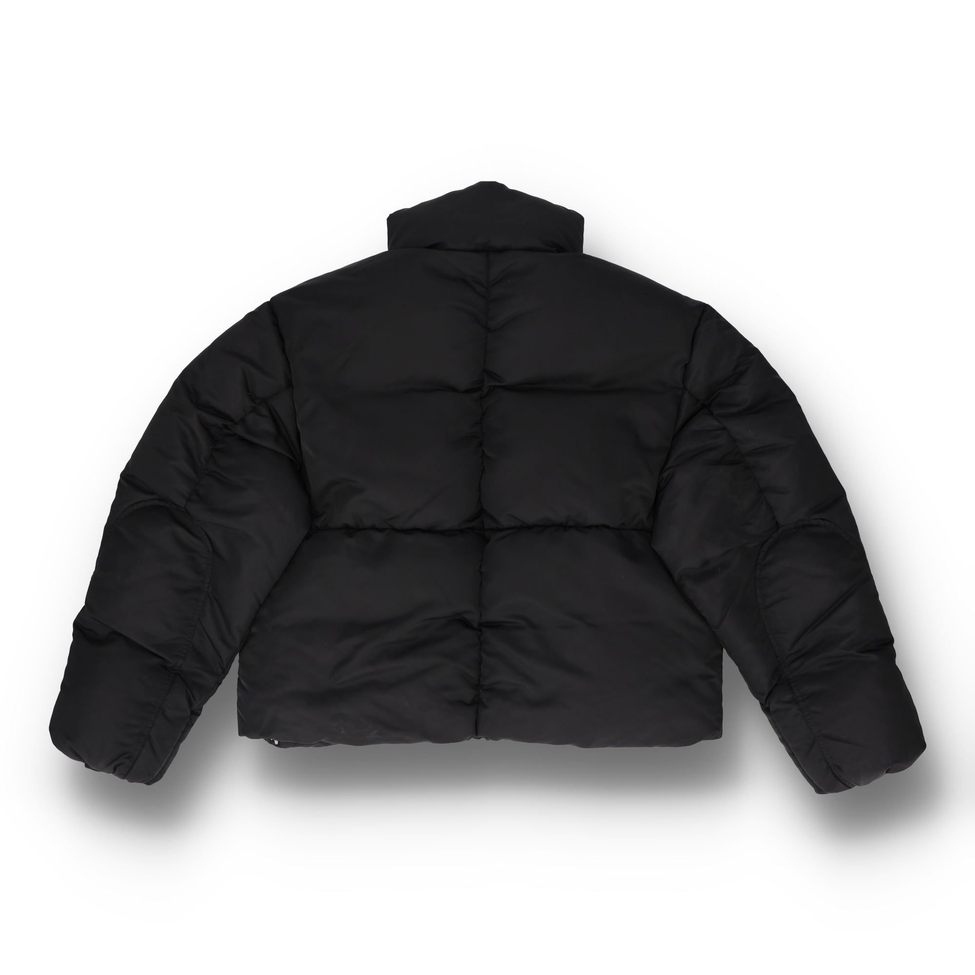 Twill Puffer  Black Jacket