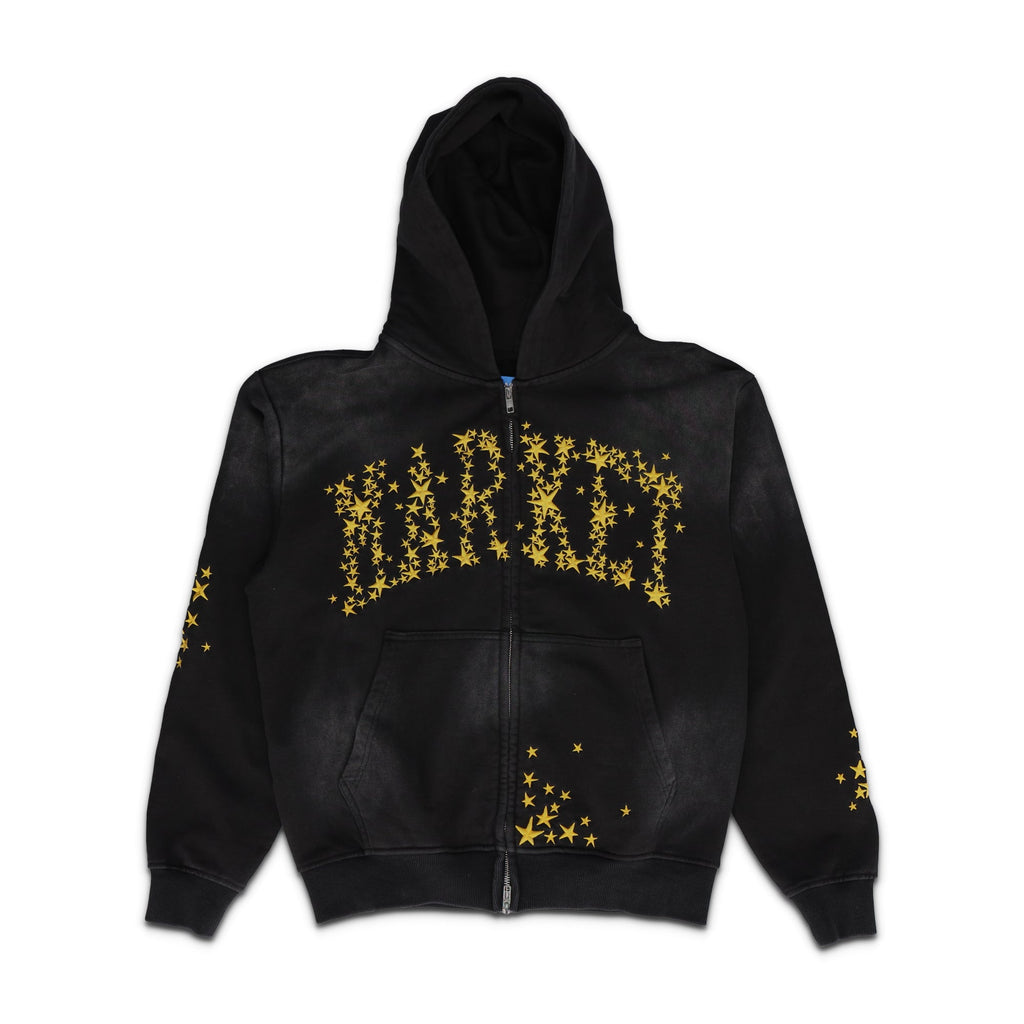 Galaxy Arc Zip Black Hoodie