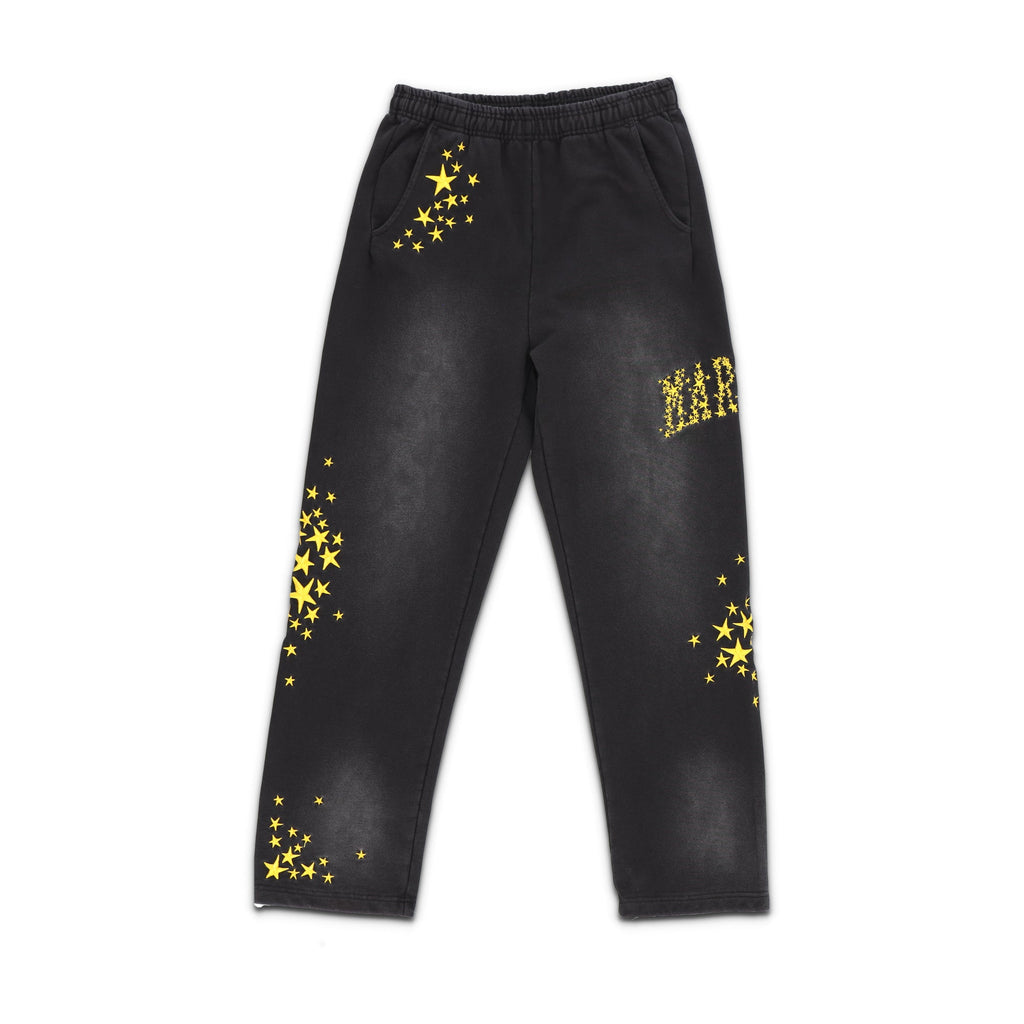 Galaxy Arc Open Bottom Sweatpants Black