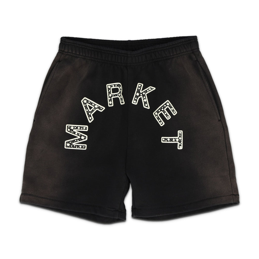 Starry Arc Fleece Short Black