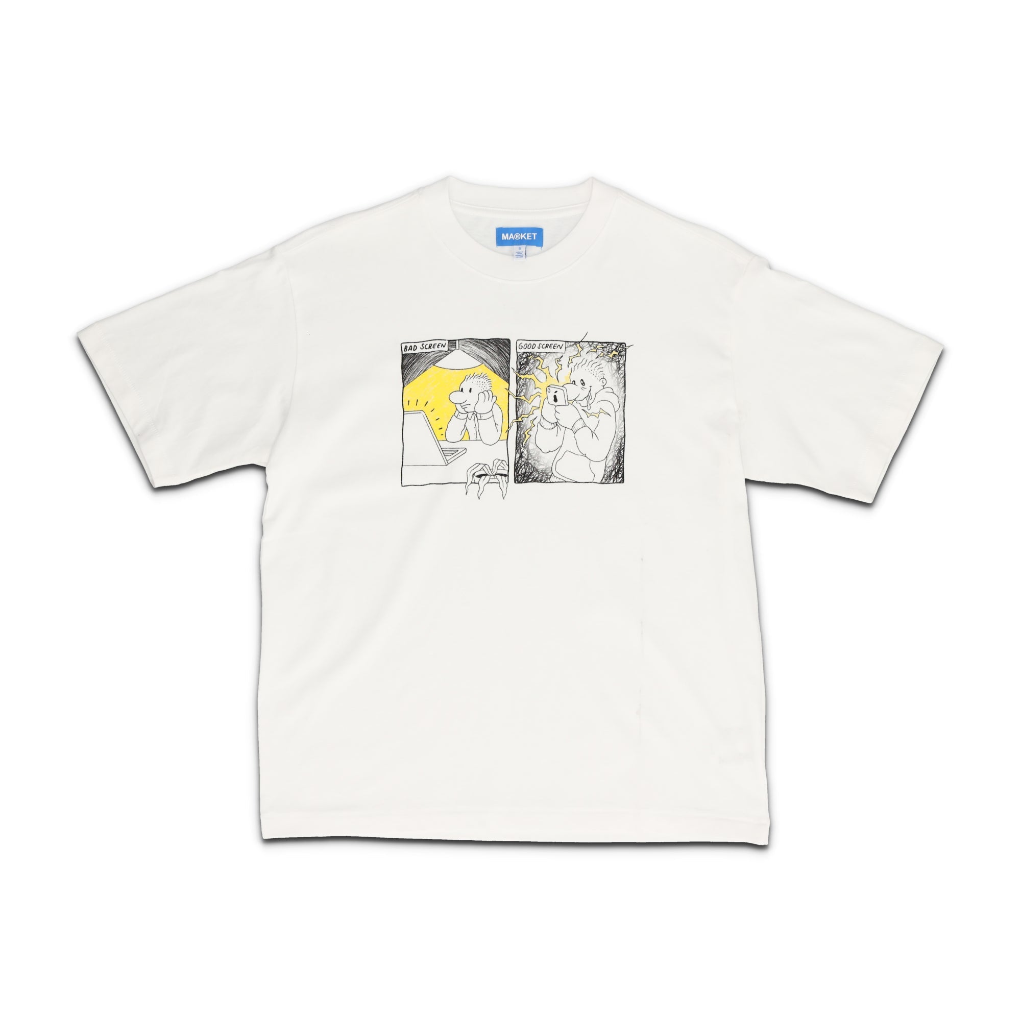 Good Screen Comic White Tee