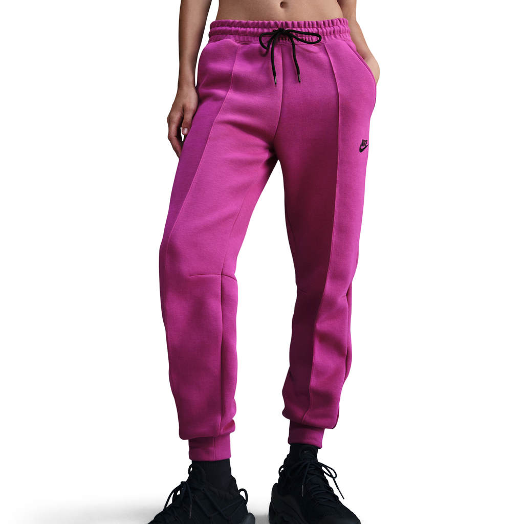 Tech Fleece Pleated Joggers in Purple