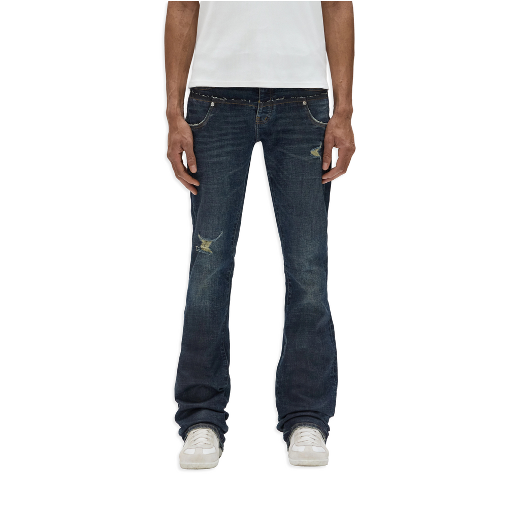 Rinse Coated Double Waist Jean