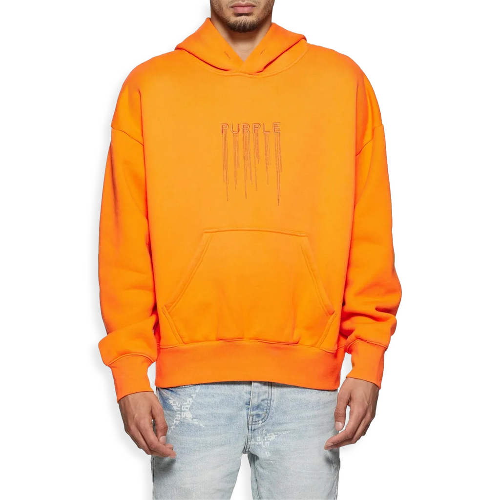 Hwt Fleece PO Orange Pullover