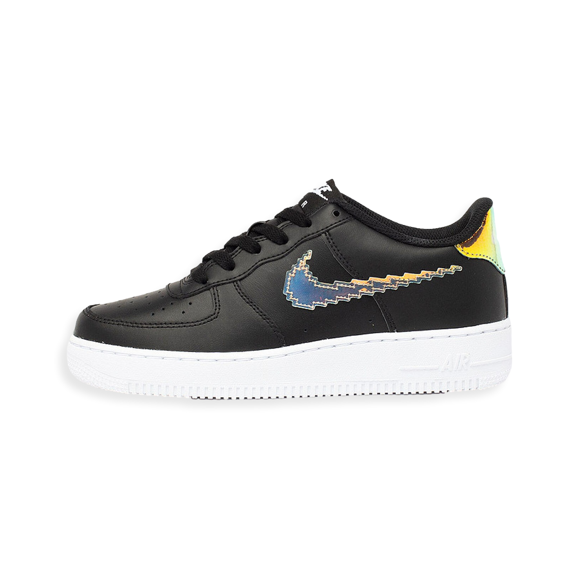 Air Force 1 Low LV8 Digital Swoosh Black GS