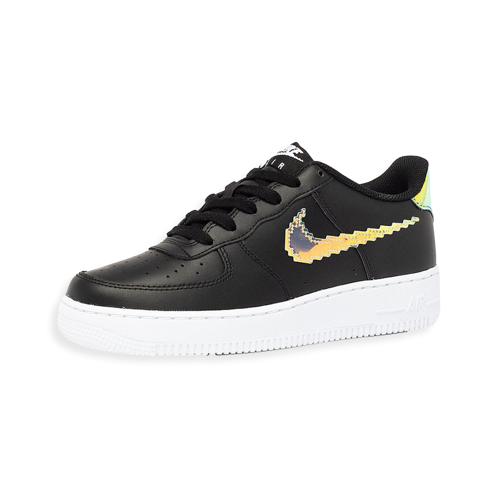 Air Force 1 Low LV8 Digital Swoosh Black GS