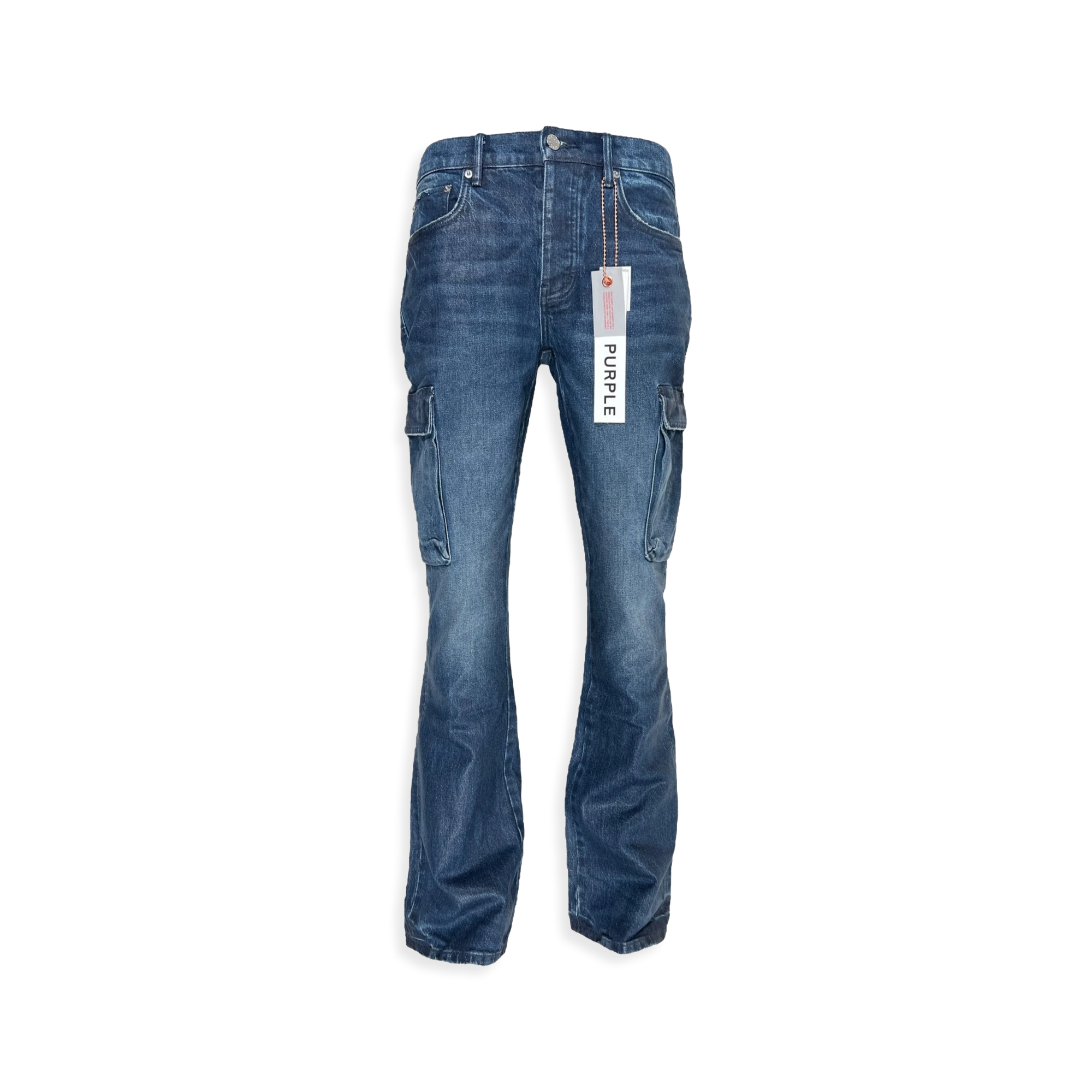 Cargo Flare Vintage Coated Dk Indigo Jean
