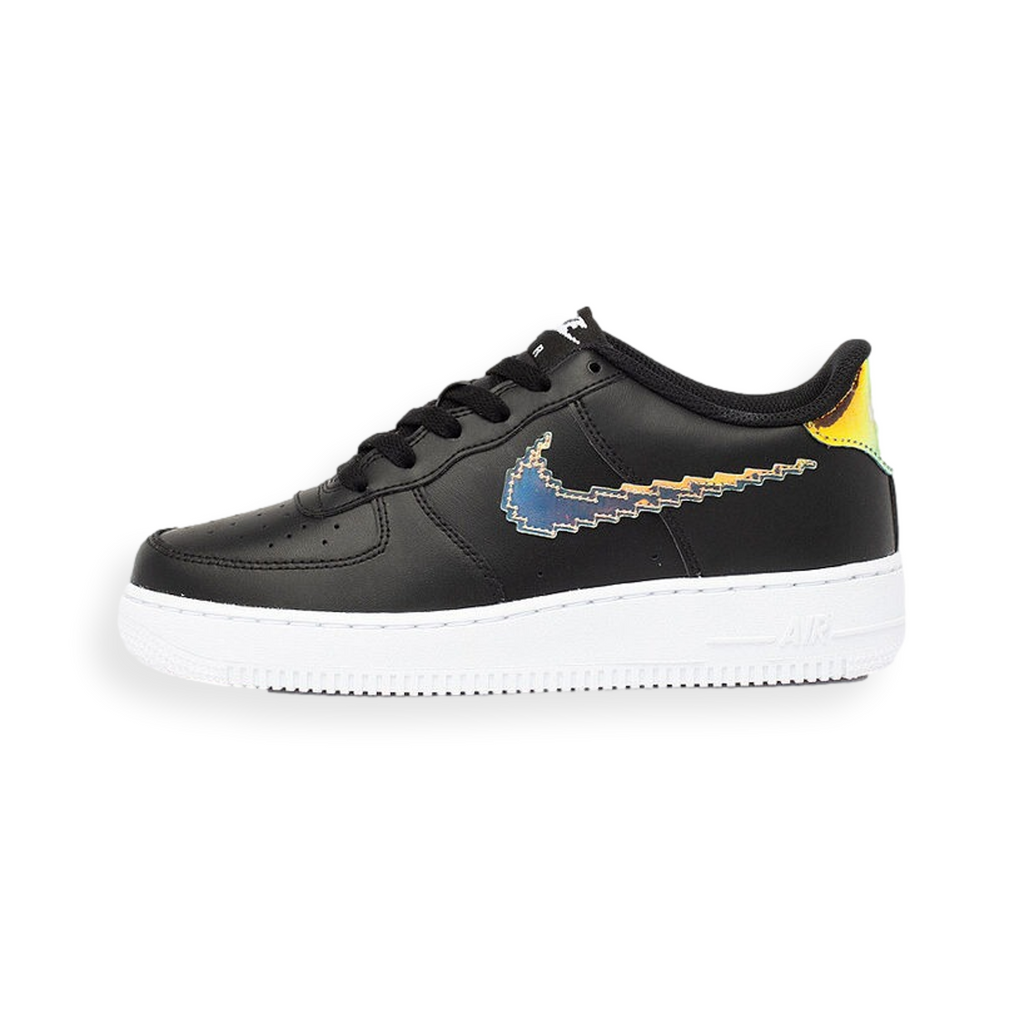 Air Force 1 Low LV8 Digital Swoosh Black GS