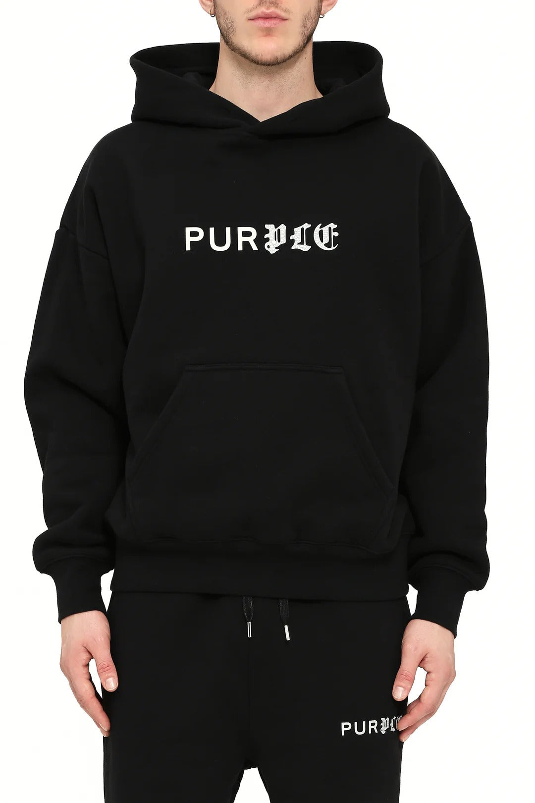 Heavyweight Fleece Po Black Hoodie