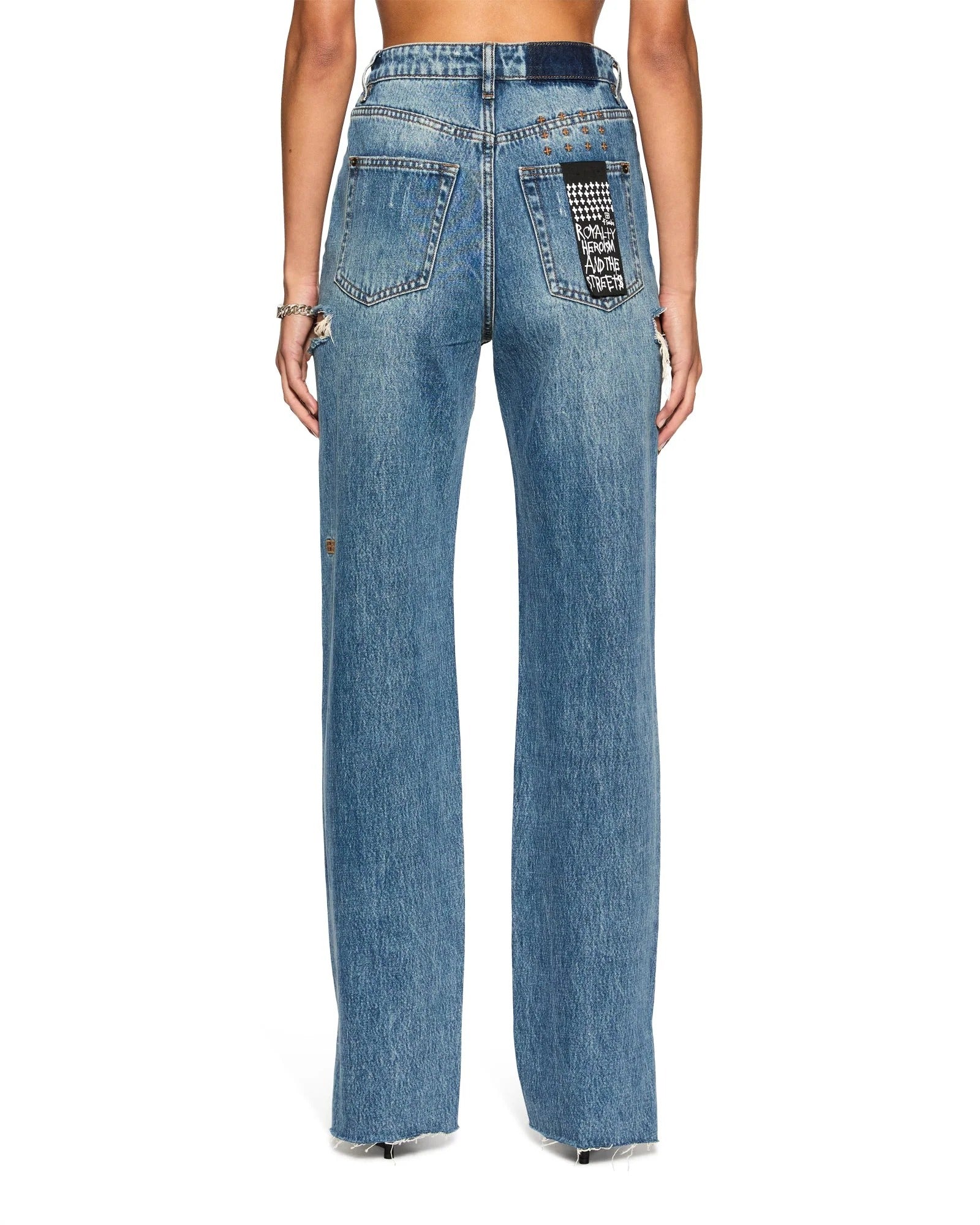 Playback Aged Kut Out Jeans