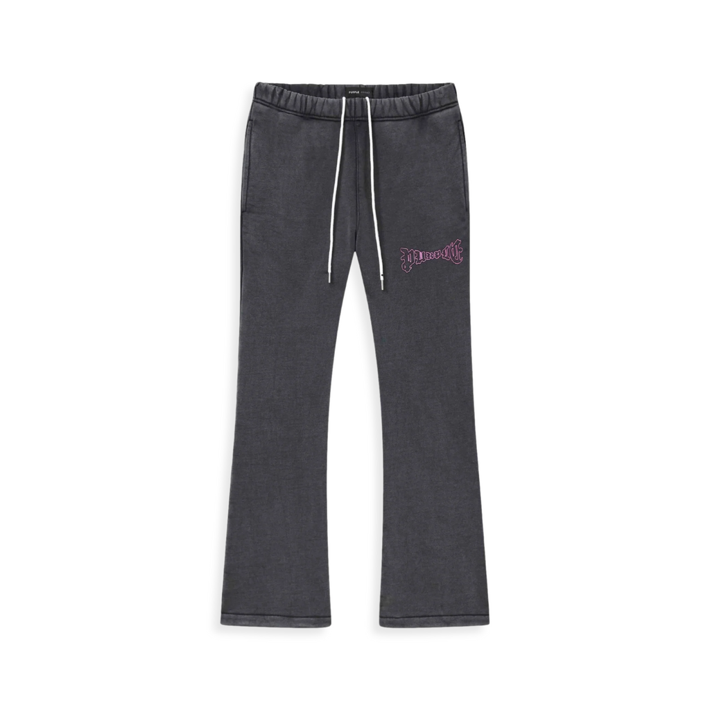 Black Arched Gothic Sweatpants