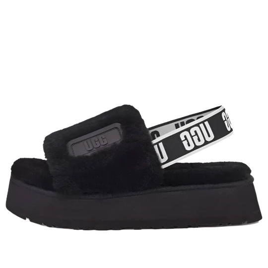 Disco Slide Sandal Black